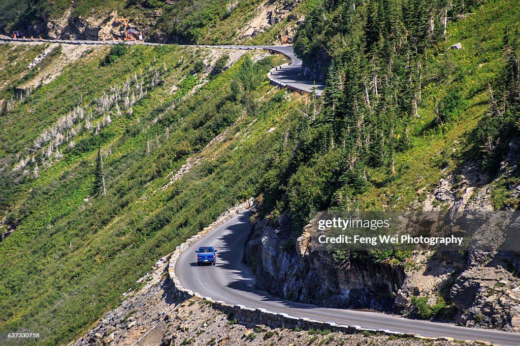 Going-to-the-Sun Road, Glacier National Park, Montana, USA