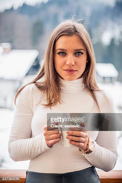 beautiful woman relaxing - winter skin stock pictures, royalty-free photos & images