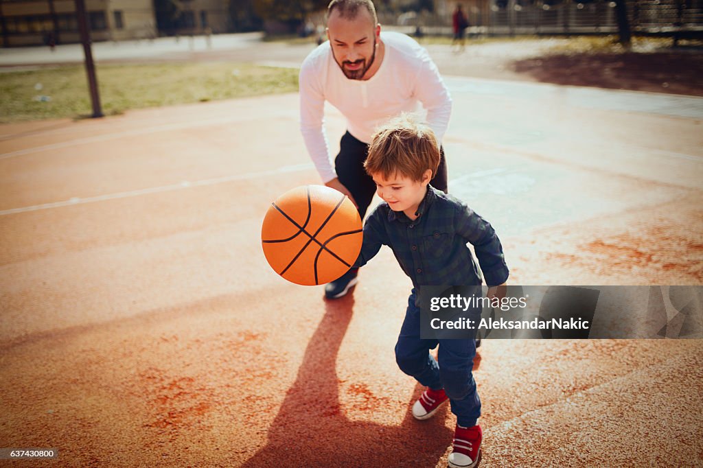 Basketball with my dad