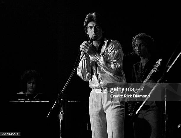 Singer/Songwriter/Actor Ricky Nelson performs at the Grand Opening of Animals Crackers in Atlanta Georgia October 7, 1980 (Photo By Rick...