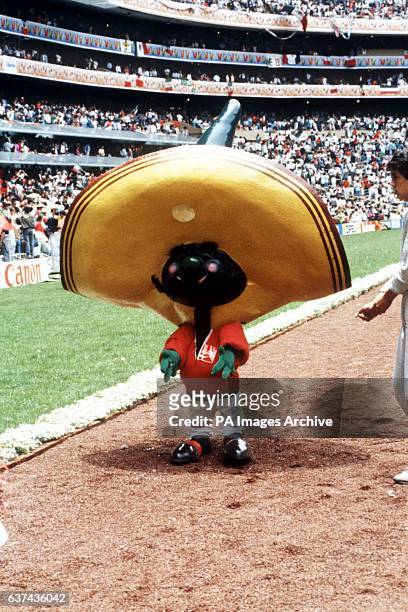 The official mascot for the 1986 World Cup, Pique