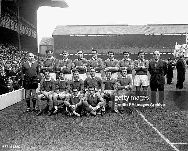 Referee RW Gilliland, Benoit Dauga, Walter Spanghero, Andre Herrero, Jean-Joseph Rupert, Jean-Claude Berejnoi, Arnaldo Gruarin, Yves Menthillier, FFR...