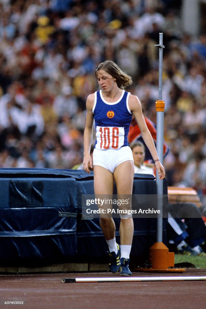 Athletics - Montreal Olympic Games 1976 - Women's High Jump