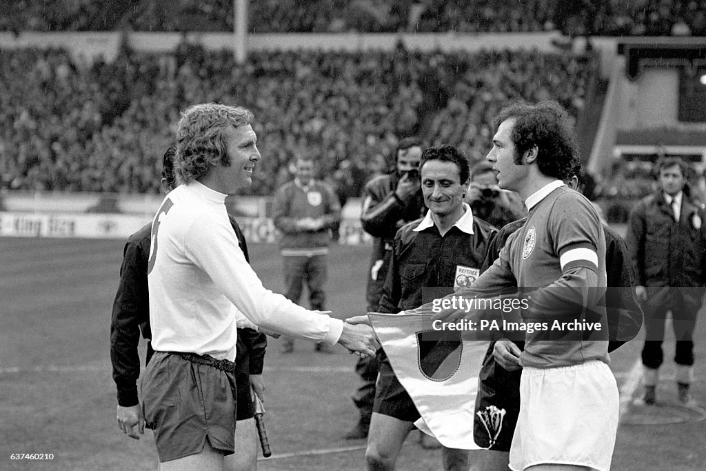 Soccer - European Championship Quarter Final - Second Leg - England v West Germany - Wembley Stadium