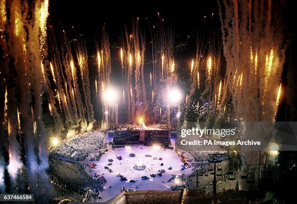 General view of the opening ceremony.