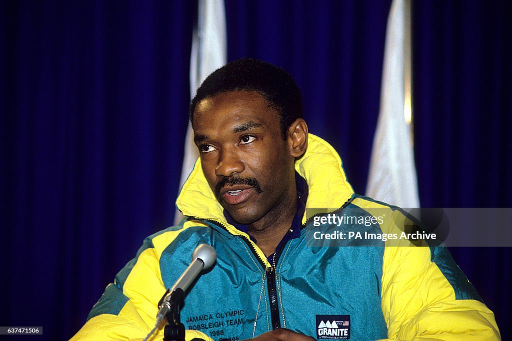 Winter Olympics - Calgary 1988 - Four-Man Bobsled - Jamaica