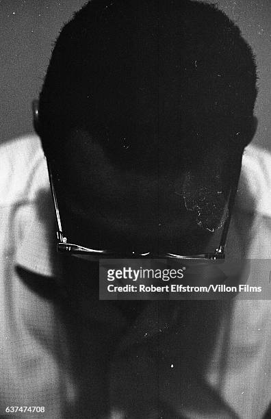 Close-up of American Civil Rights activist Robert Parris Moses, New York, 1964.