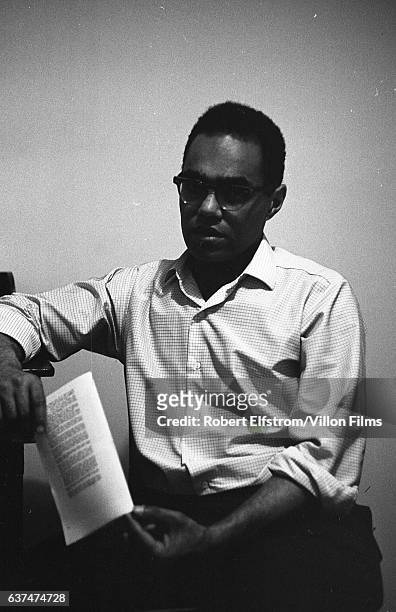 Portrait of American Civil Rights activist Robert Parris Moses, New York, 1964.