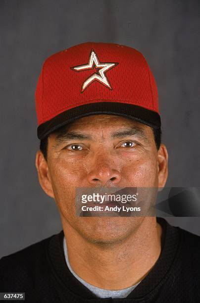 Jose Cruz of the Houston Astros poses for a studio portrait during Spring Training at Osceola County Stadium in Kissimmee, Florida.Mandatory Credit:...