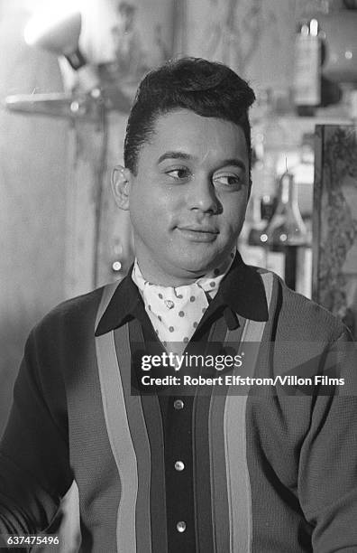 Portrait of the bartender at an unidentified Harlem bar, New York, New York, 1964.