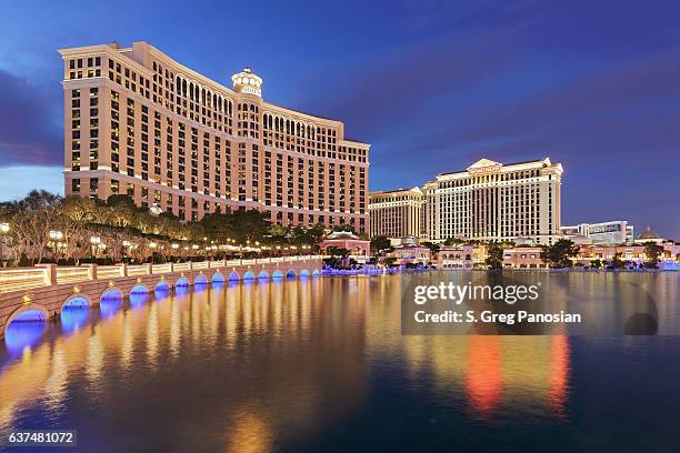 bellagio - caesars palace de las vegas - caesars palace las vegas fotografías e imágenes de stock