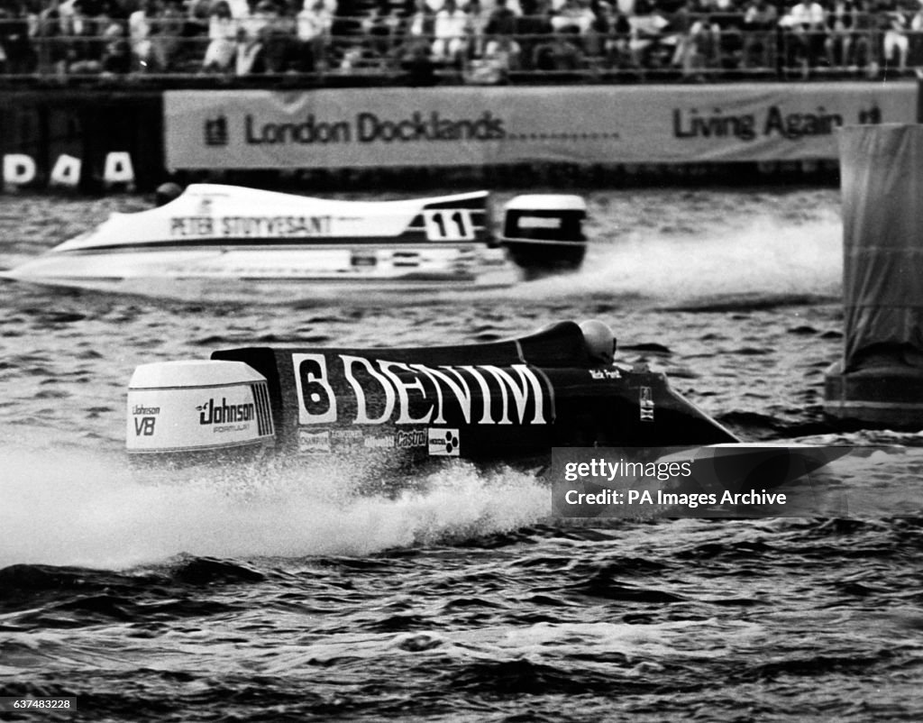 Powerboats - Powerboat Racing Grand Prix - Royal Victoria Dock, London