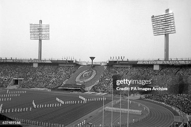 General view of the opening ceremony.