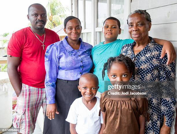 series:honduran family portrait with three generations - honduras family stock pictures, royalty-free photos & images