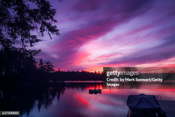 muskoka, canada - parry sound stock pictures, royalty-free photos & images