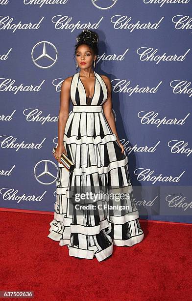 Actress and Singer Janelle Monae attends the 28th Annual Palm Springs International Film Festival Film Awards Gala at Palm Springs Convention Center...