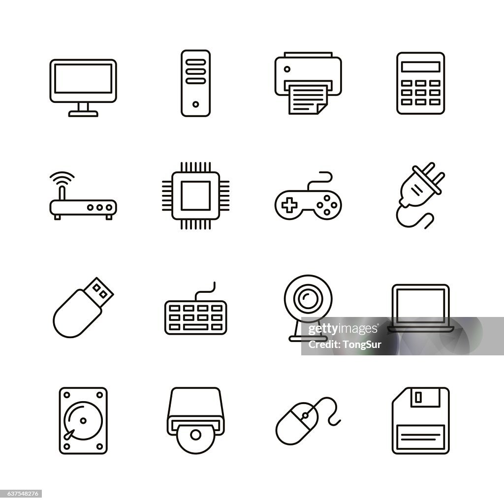 Computer icons - Line Series