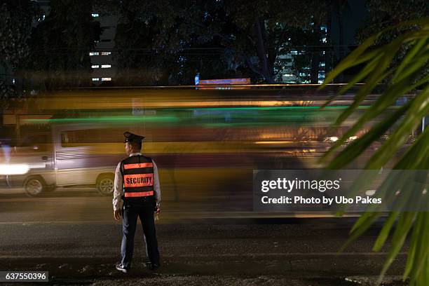 Guard In Philippines Filipino Security Guard Photos and Premium High Res Pictures - Getty Images