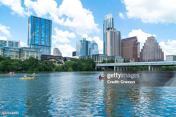 lady bird lake - austin texas stock pictures, royalty-free photos & images