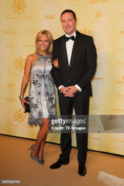Ramona Sedlmeier, Hubert Wieser attend the 7th VITA Charity Gala in Wiesbaden on September 24, 2016 in Wiesbaden, Germany.