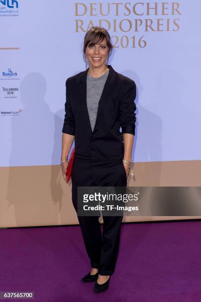 Schauspielerin Anneke Kim Sarnau attends the Deutscher Radiopreis 2016 on October 6, 2016 in Hamburg, Germany.