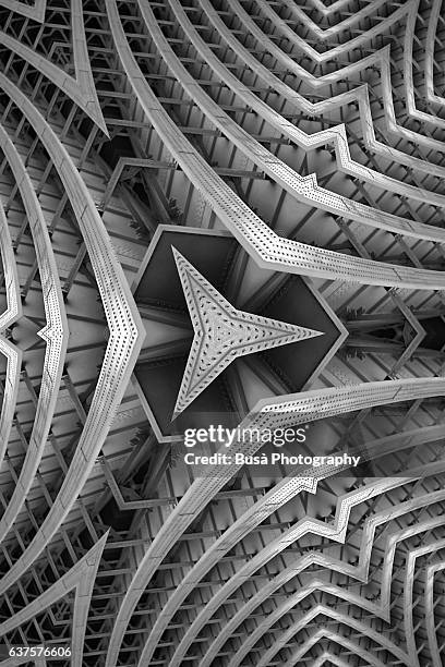 abstract image: kaleidoscopic image of steel structural beams - 桁橋点のイラスト素材／クリップアート素材／マンガ素材／アイコン素材