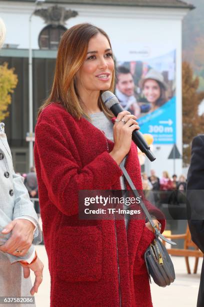 Jana Ina Zarella attend the opening of the City Outlet Geislingen on October 27, 2016 in Geislingen, Germany.