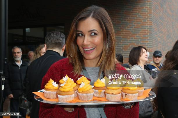 Jana Ina Zarella attend the opening of the City Outlet Geislingen on October 27, 2016 in Geislingen, Germany.