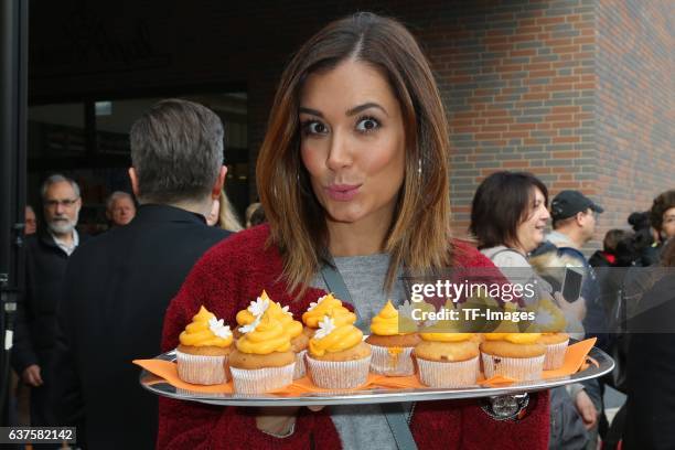 Jana Ina Zarella attend the opening of the City Outlet Geislingen on October 27, 2016 in Geislingen, Germany.