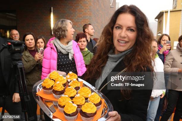 Christine Neubauer attend the opening of the City Outlet Geislingen on October 27, 2016 in Geislingen, Germany.