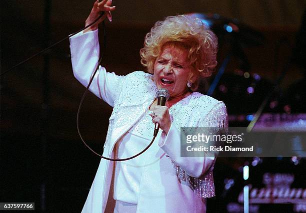 Rock and Roll, Country Music and Rockabilly Hall of Fame member Singer/Songwriter Brenda Lee performs during fundraiser hosted by Baseball Legends...