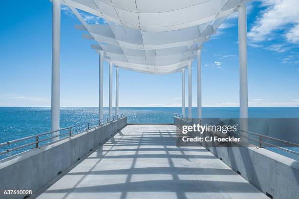 napier pier - napier stockfoto's en -beelden