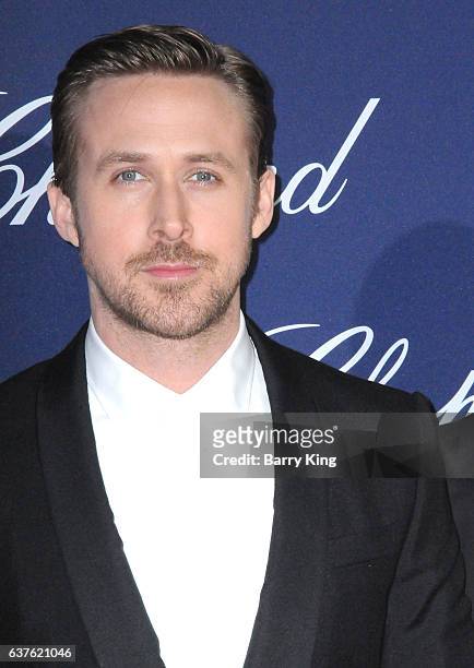 Actor Ryan Gosling attends the 28th Annual Palm Springs International Film Festival Film Awards Gala at the Palm Springs Convention Center on January...