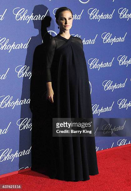 Actress Natalie Portman attends the 28th Annual Palm Springs International Film Festival Film Awards Gala at the Palm Springs Convention Center on...