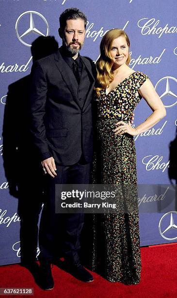 Actor Darren Le Gallo and actress Amy Adams attend the 28th Annual Palm Springs International Film Festival Film Awards Gala at the Palm Springs...