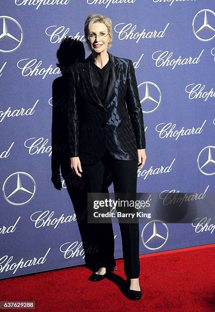 Actress Jane Lynch attends the 28th Annual Palm Springs International Film Festival Film Awards Gala at the Palm Springs Convention Center on January...