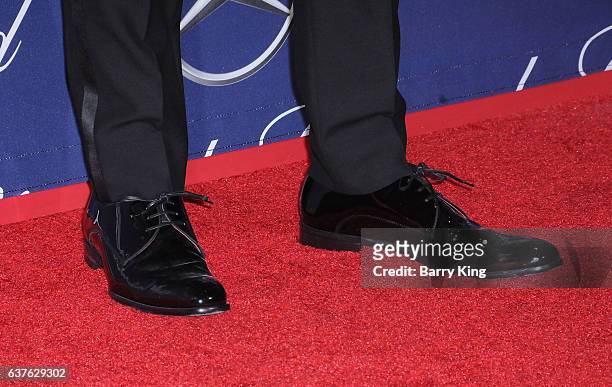 Actor Jim Parsons, shoe detail, attends the 28th Annual Palm Springs International Film Festival Film Awards Gala at the Palm Springs Convention...