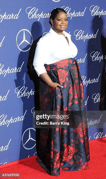 Actress Octavia Spencer attends the 28th Annual Palm Springs International Film Festival Film Awards Gala at the Palm Springs Convention Center on...