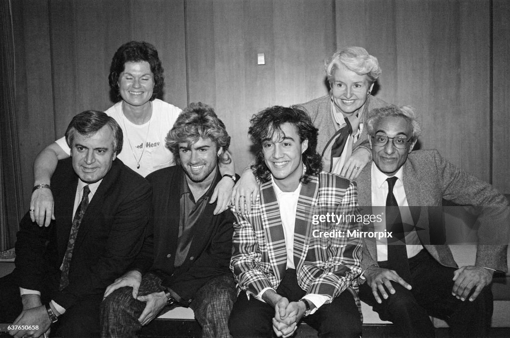 Wham pop group, 1985