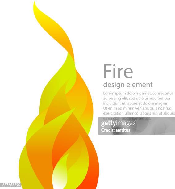 illustrations, cliparts, dessins animés et icônes de élément de conception d’incendie - flambeau