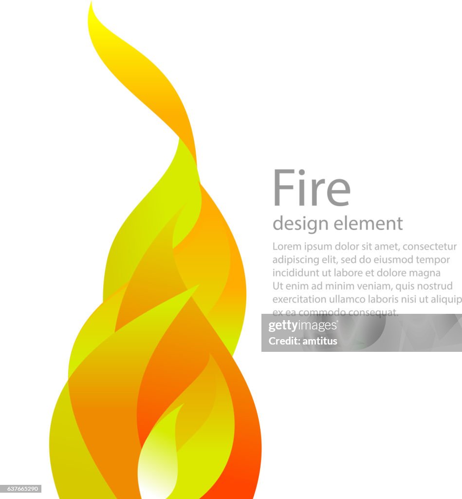 Fire Disgin Fire Design Element High-Res Vector Graphic - Getty Images