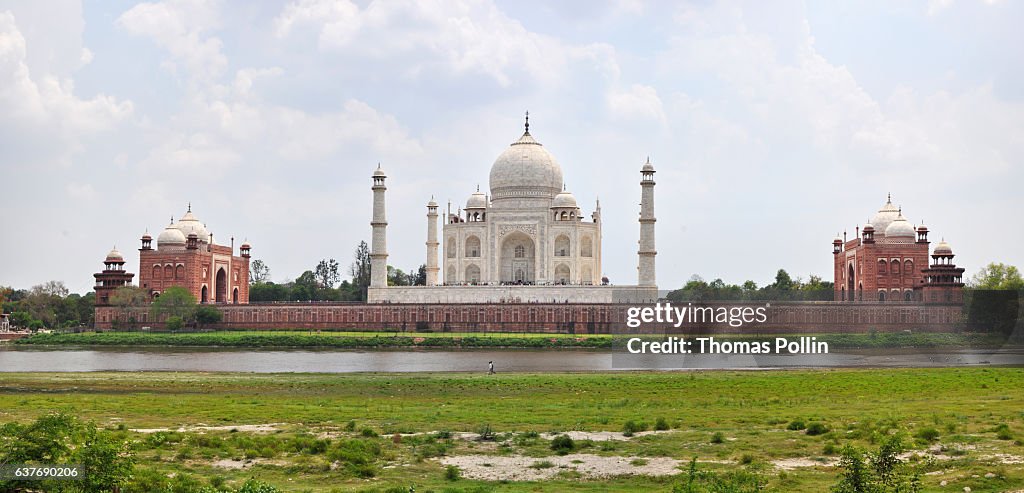 Taj Mahal seen from Mehtab Bagh