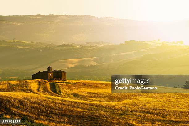 sunny landscape in umbria - umbria stock pictures, royalty-free photos & images