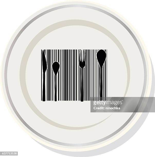 ilustrações de stock, clip art, desenhos animados e ícones de kitchen barcode - bar code