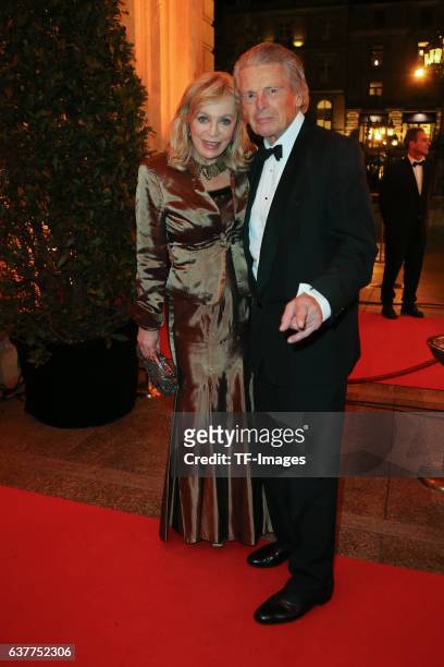 Klaus Bresser and Frau attend the German Sports Media Ball at Alte Oper on November 05, 2016 in Frankfurt am Main, Germany.