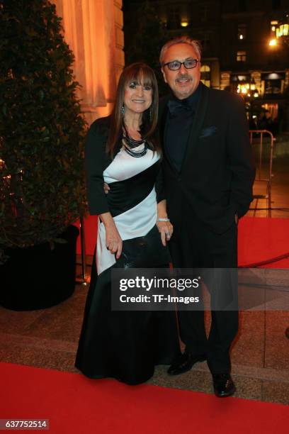 Wolfgang Stumpp and Frau attend the German Sports Media Ball at Alte Oper on November 05, 2016 in Frankfurt am Main, Germany.