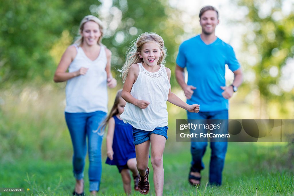 Playing Tag at the Park