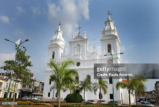 se cathedral neoclassical style in belém,brazil - belem stock pictures, royalty-free photos & images