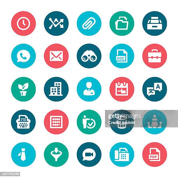 office icons - abacus stock illustrations
