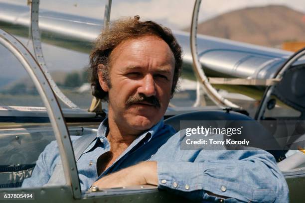 Gene Hackman in Glider During Brut Film Festival